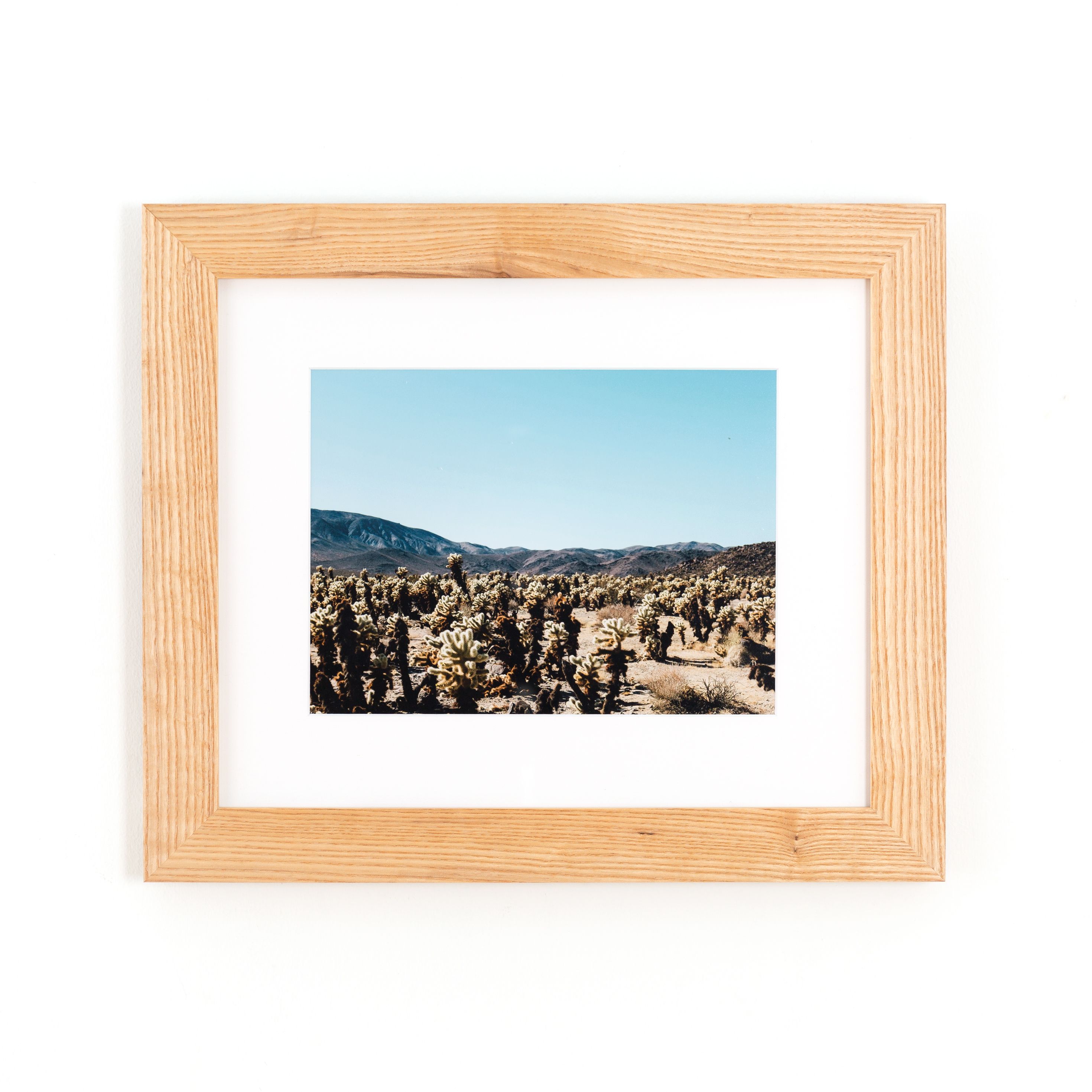 UPDATED AND REVISED PRICING 5"x7" Wood picture frame with mat 