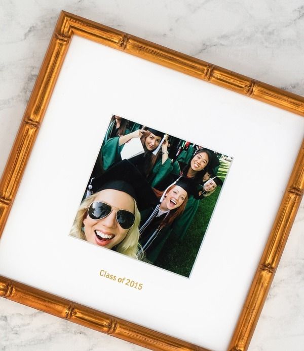 Picture frame for a graduate