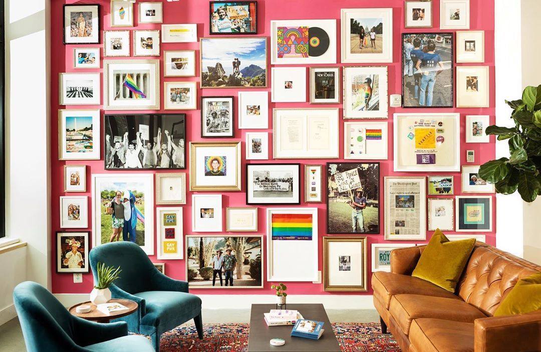Pride gallery wall